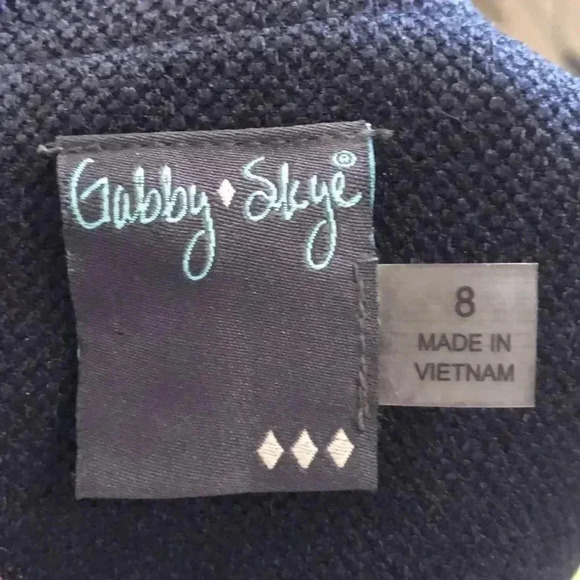 đ
șNWTÂ Gabby Skye sleeveless disco mod multi color liberty floralâdress side 8 - Picture 6 of 12